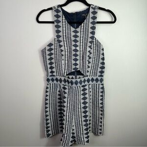 Romeo and Juliet couture sleeveless romper cut out 100% cotton size medium‎